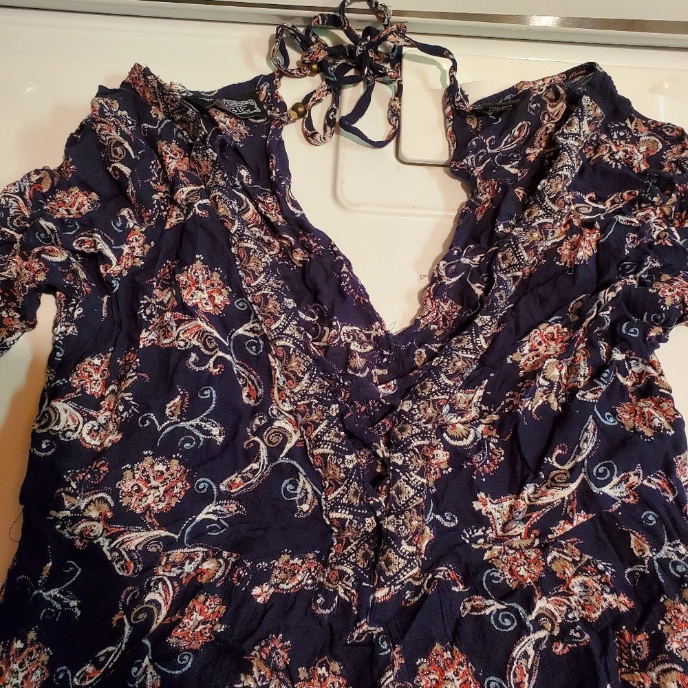 Blue romper